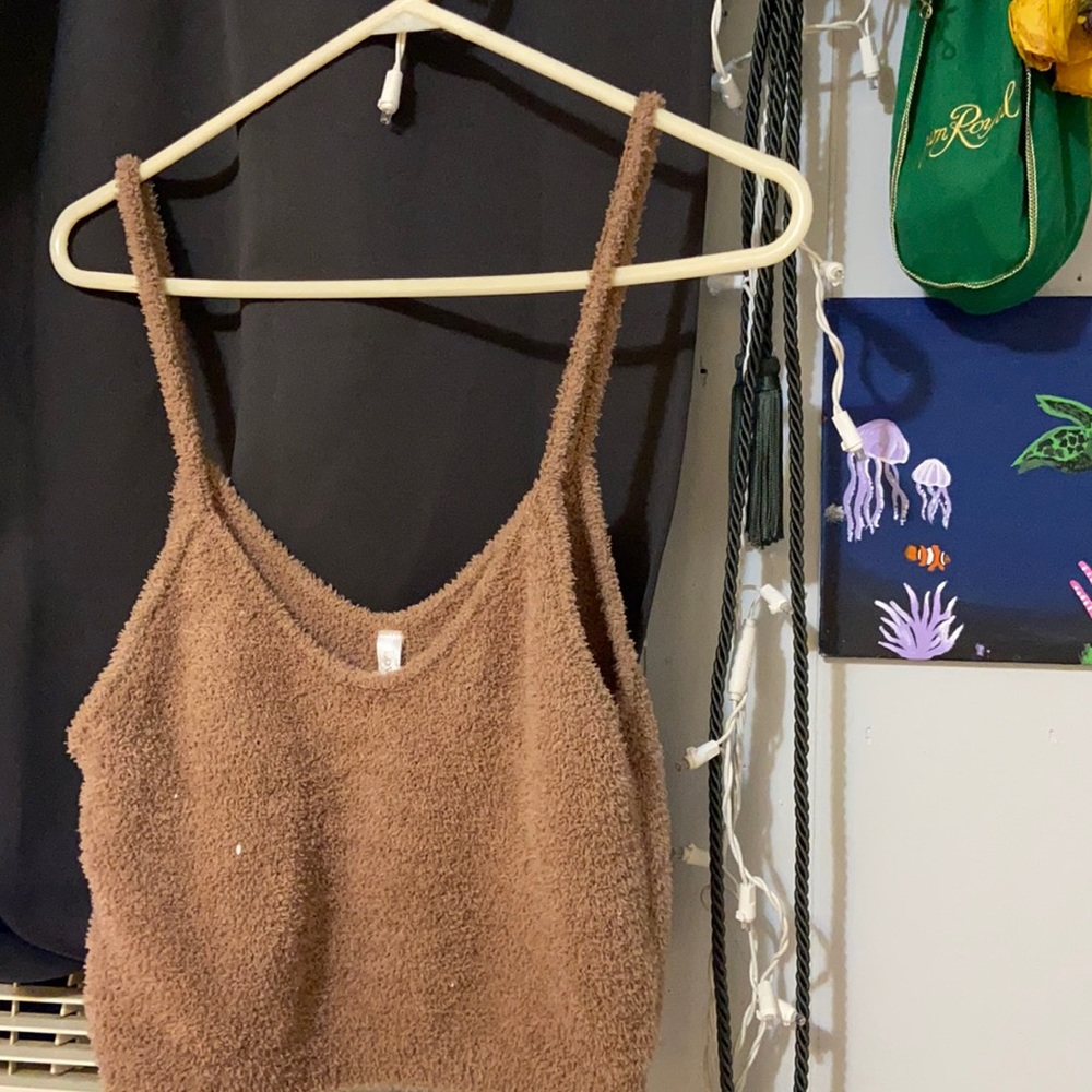 Cute fuzzy top